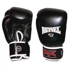Перчатки боксёрские винил 80 Reyvel (16oz, Черный)